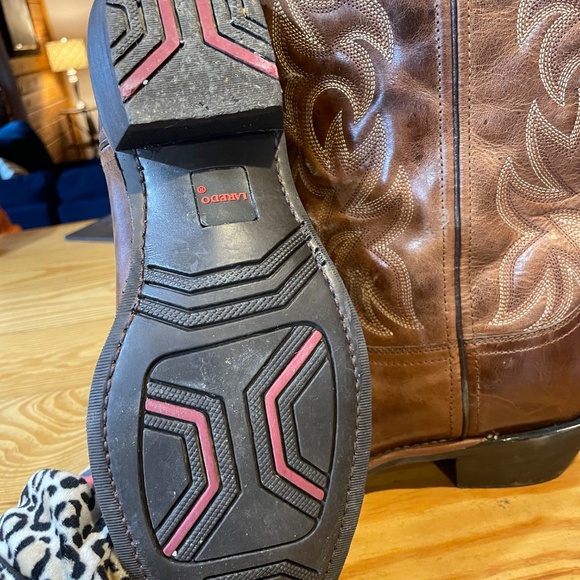 Laredo Men’s Breakout Leather Western Boot in Rust - Picture 4 of 6